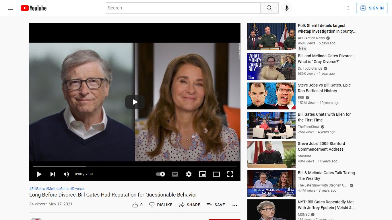 Long Before Divorce, Bill Gates Had Reputation for Questionable Behavior